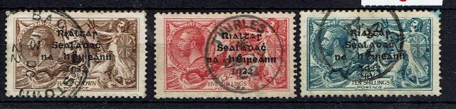 Image of Ireland SG 17/21 FU British Commonwealth Stamp